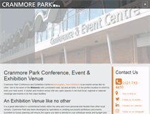 Tablet Screenshot of cranmorepark.co.uk